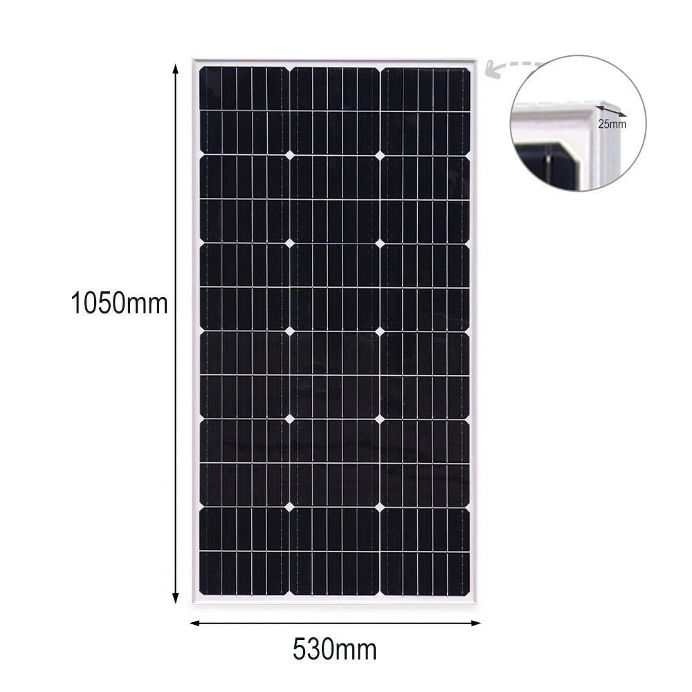 Connect battery to controller, then attach solar panel to controller.