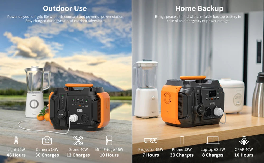 FF Flashfish  A501, Portable power station for outdoor adventures, home backup, or emergencies.