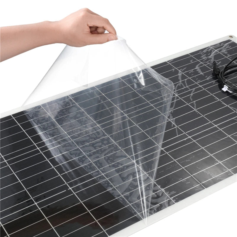 300W Solar Panel, Harvests solar energy all day for your devices.