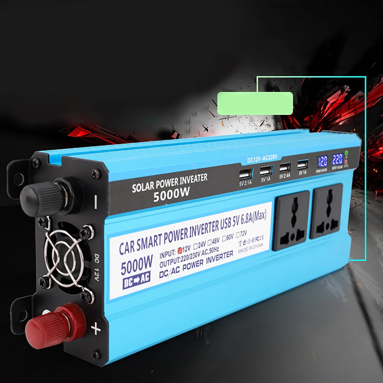 PowerInverter Svia converts solar panel DC power to AC power for charging, appliances, and devices with high efficiency and stability.