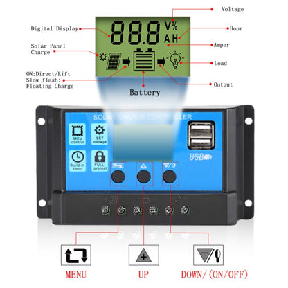 Voltage Digital Display V% Ilour 888_ AH Am