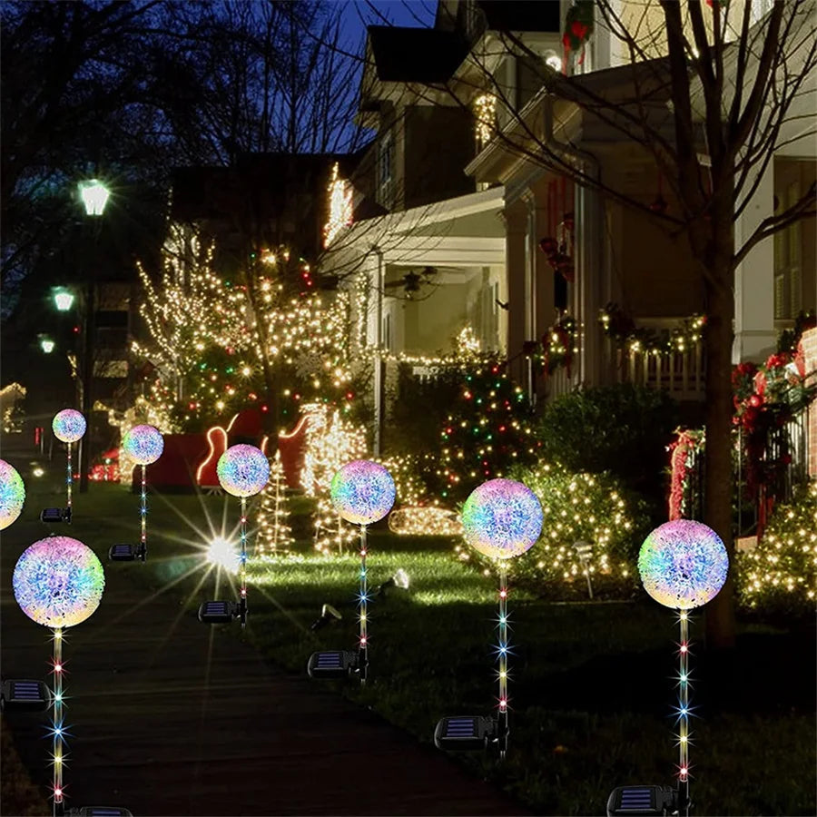 LED Outdoor Solar Light, Install solar panel directly facing the sun to maximize energy generation.