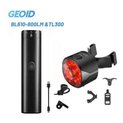 BL710 Bike Smart Front Light - USB Rechargeable Cycling Headlight IPx6 Waterproof LED Bicycle Flashlight Lamp