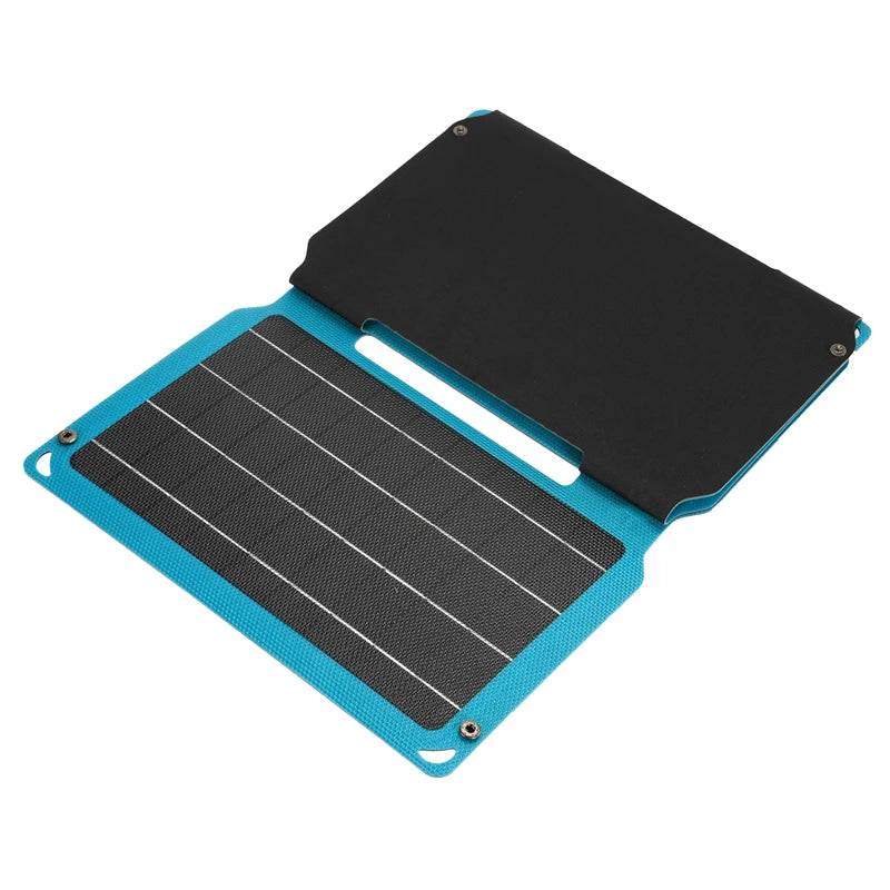 ETFE 18V 28W Foldable Solar Panel, Portable solar charger for phones, camping, and RVs, with fast charge and foldable design.