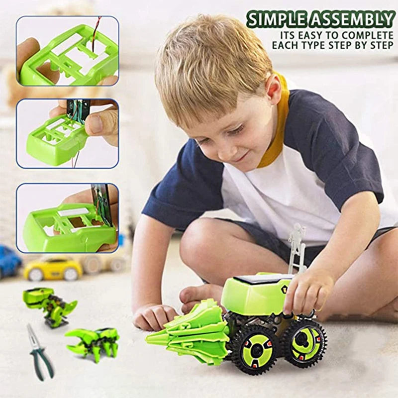 Easy step-by-step assembly makes it simple for kids to complete each type.