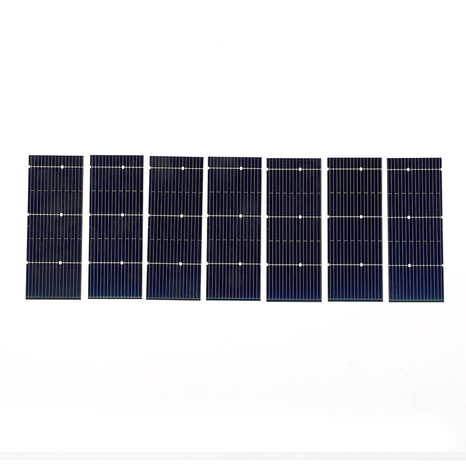 SUNYIMA 100PCS 52*19mm 0.5V 0.24W Solar Panel, Solar cells specifications: customized, 52x19mm, mainland China origin, 1 panel with >20 cells and 0.24W capacity.