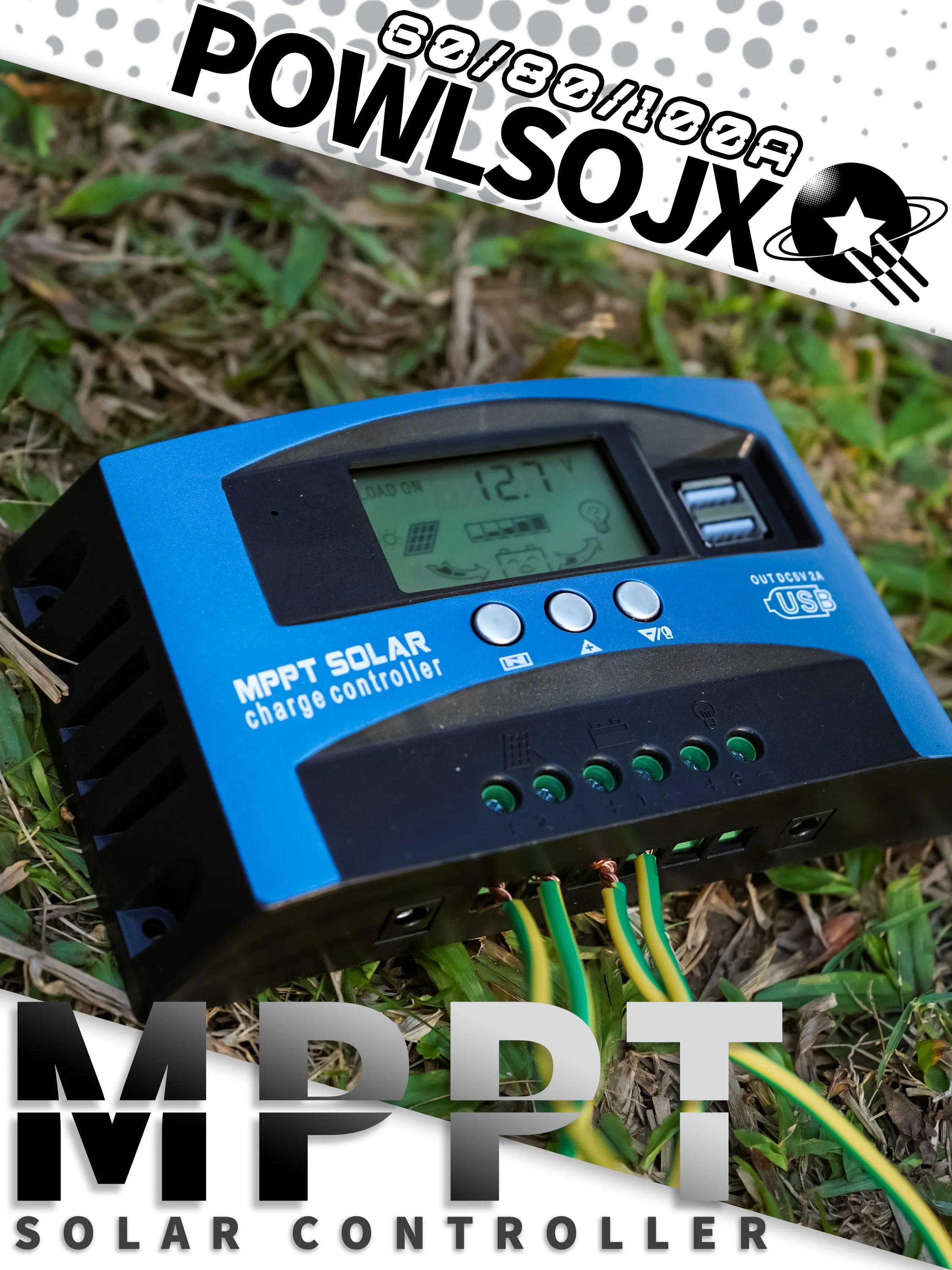 POWLSOJX MPPT Solar Charge Controller, Maintain optimal battery performance by keeping it at fill voltage.