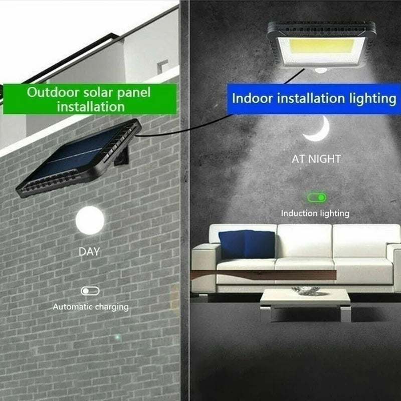 Smart charging system adjusts to nighttime usage, automatically turning on induction lights at dusk and dawn.