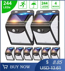 244 Led Outdoor Solar Light, 