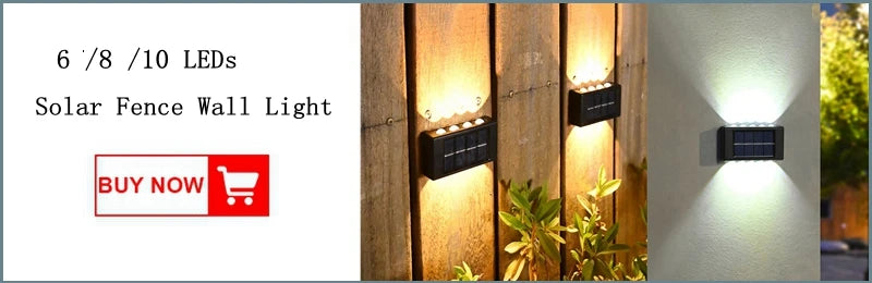 Waterproof solar-powered LED light for outdoor use, ideal for gardens or stair illumination.