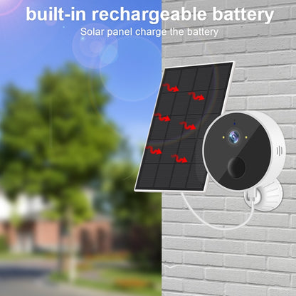 Smar S8-X200B-S - 1080P WiFi Solar Camera PIR Human Detection Security Video Surveillance IP CCTV With Solar Panel Recharge Li-Batteries