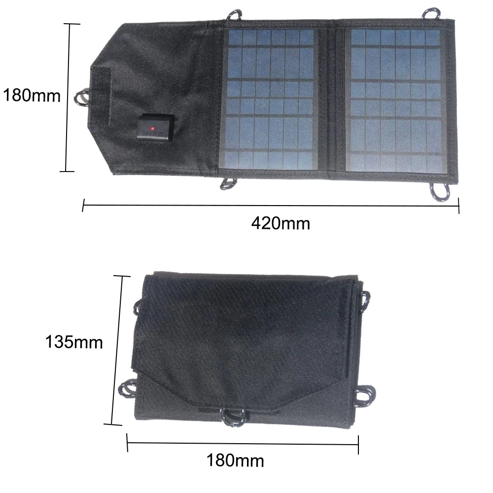 120W Foldable Solar Panel, Water-resistant, eco-friendly, and durable solar charger for reliable use.