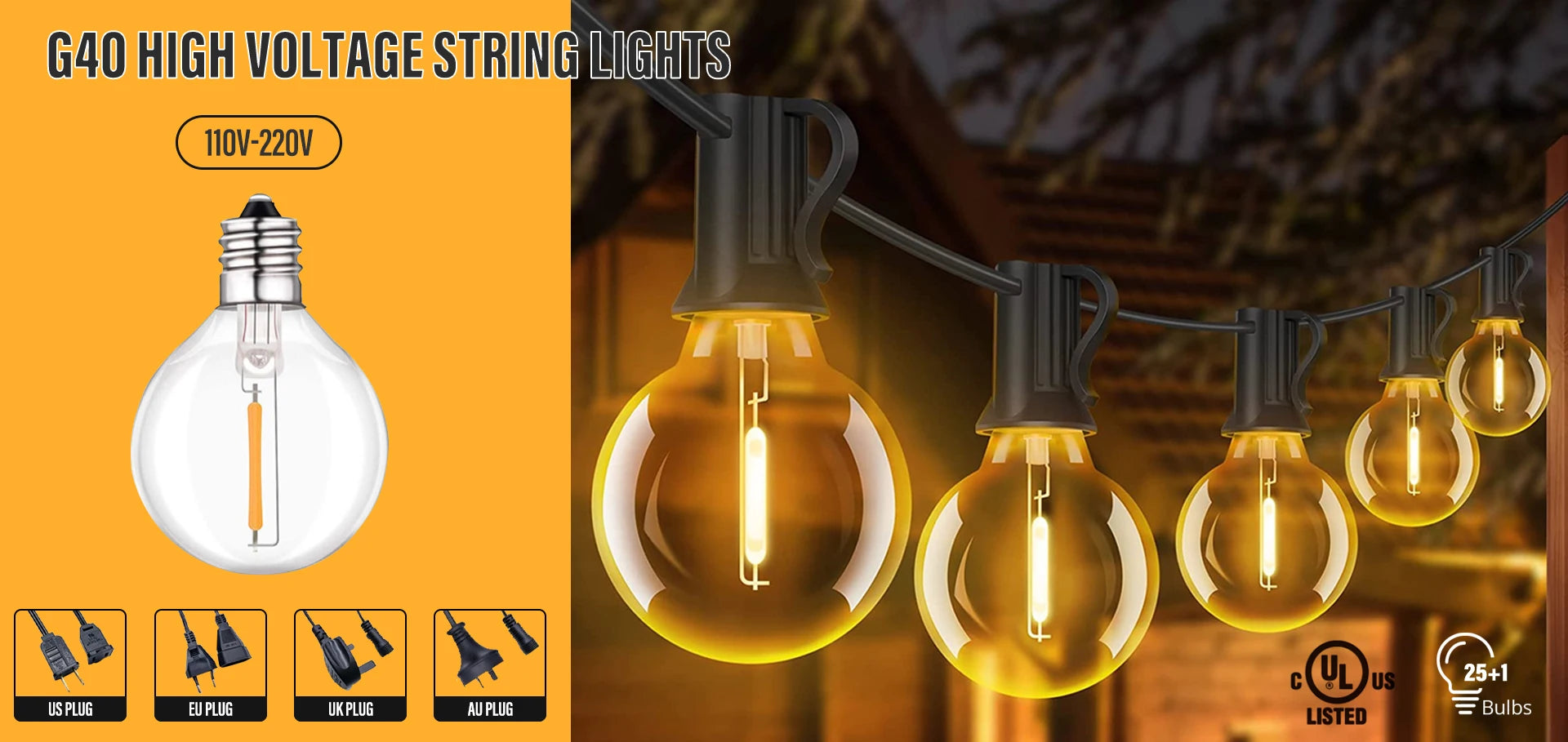 IP65 Waterproof Double Head Solar Pendant Light, LIGHHUTS