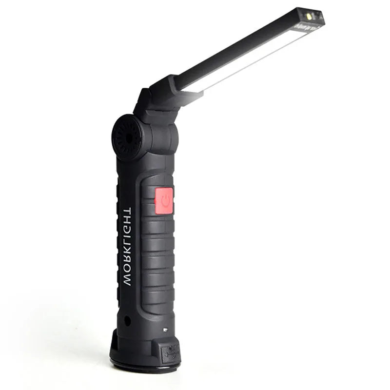 15W 45LED Emergency Floodlight, Four modes, high-capacity battery with LED indicator for easy power status monitoring.