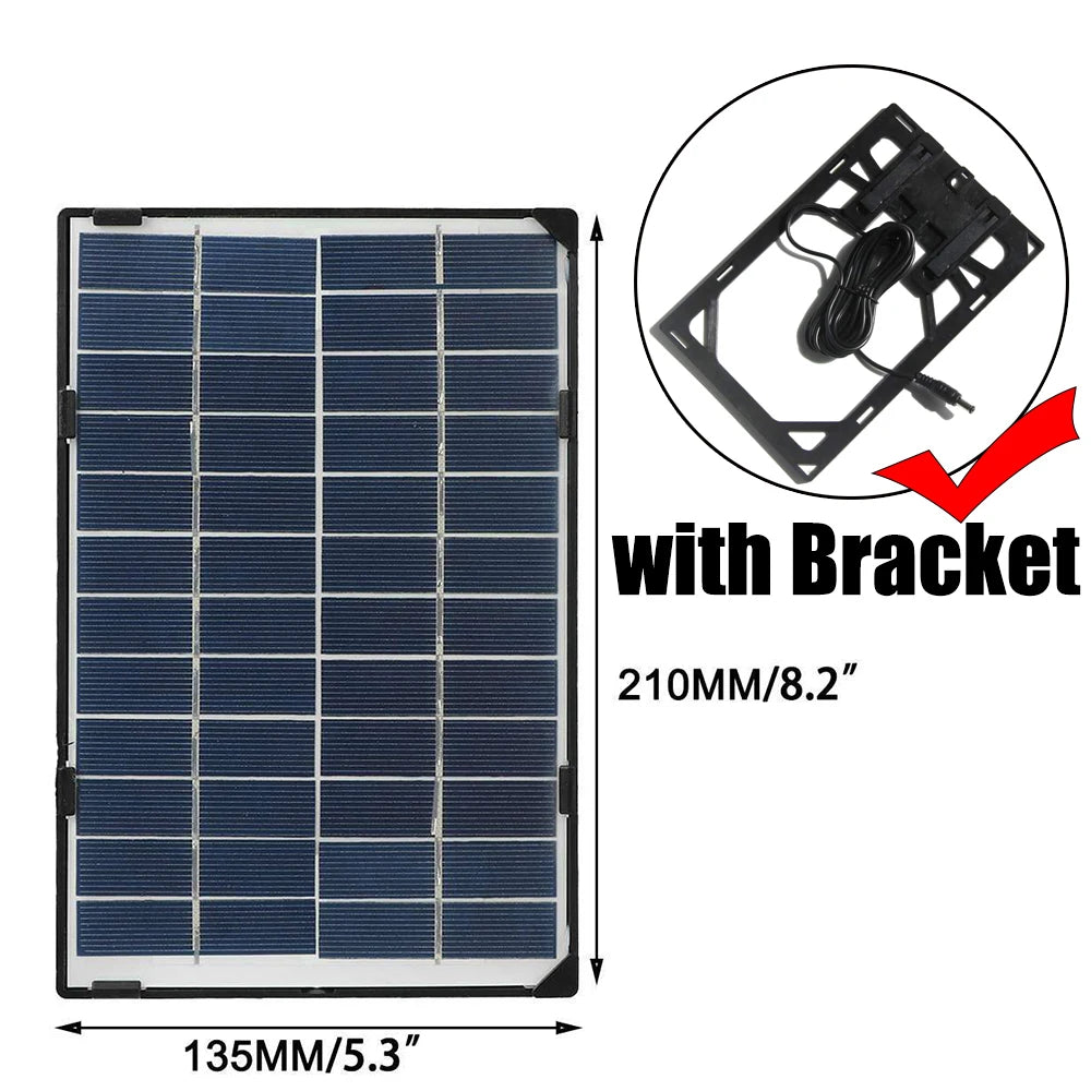 30W Portable Solar Panel, Comes with a bracket measuring 210mm (8.2