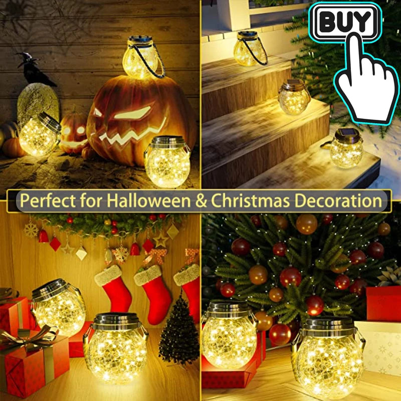 Led Solar Sunlight, Perfect for outdoor decorations throughout the year, including holidays like Halloween and Christmas.
