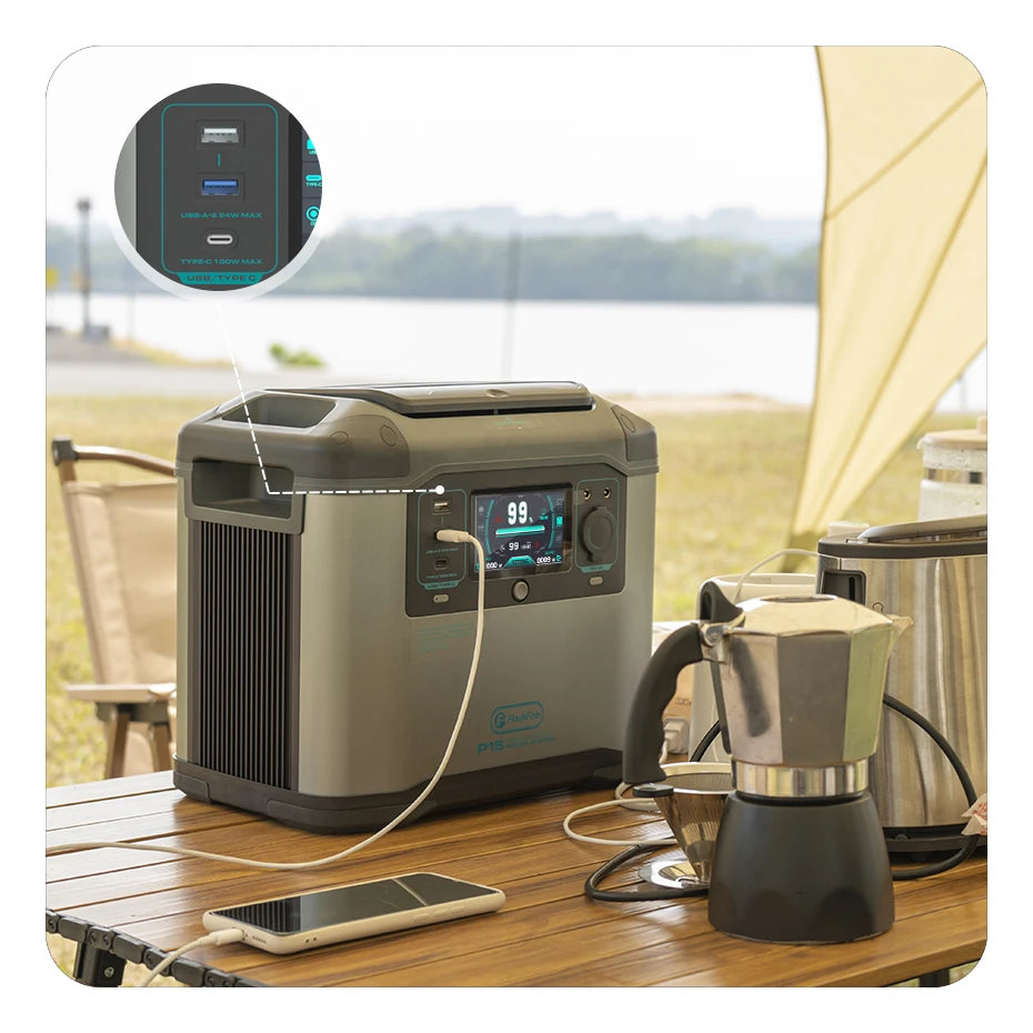 FF Flashfish P15, Peak Power: Maximum energy output for 30 seconds.