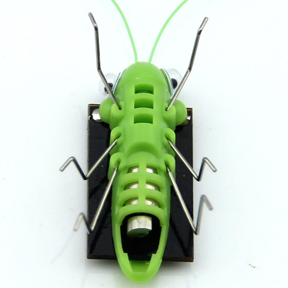 Solar Grasshopper Toy - Puzzle Children Selected Gift Simulation Insect Gift Boys And Girls Science Education Funny Moving Toy Kid