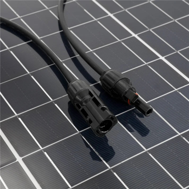 300W 600W Solar Panel, Compact solar panel kit for outdoor use, generating power on-the-go.