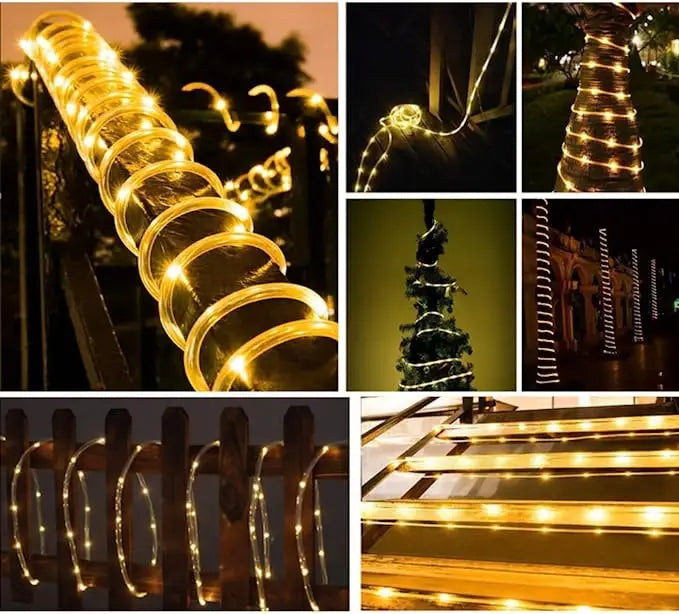 300LED Solar Rope Strip Light,