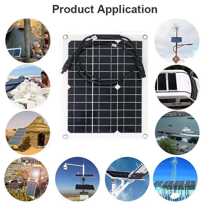 1000W Inverter  Solar Panel, Outdoor power kit with 12V inverter and charger controller for car charging or home power generation.