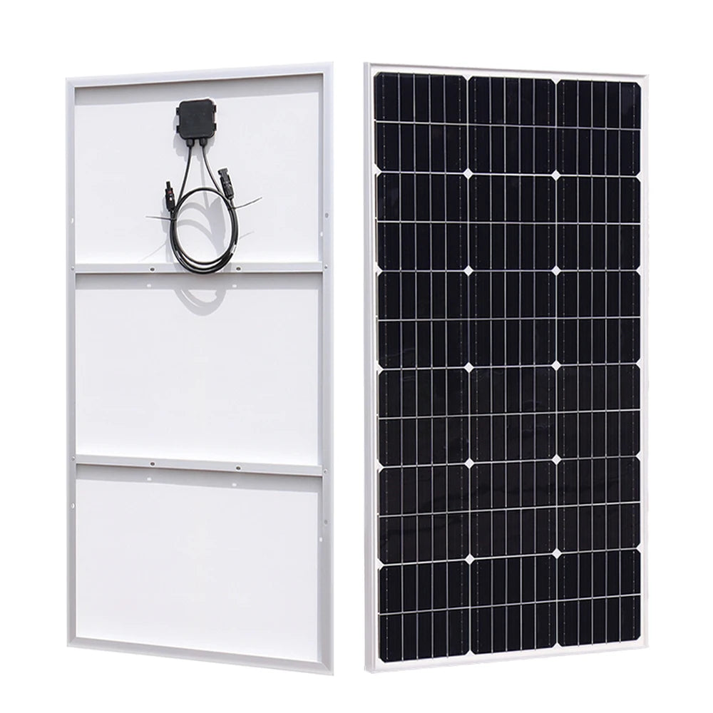 Solar panel specifications: 1050x530x25mm, made in mainland China, 2 panels maximum.