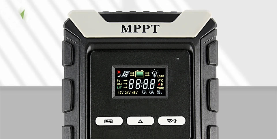 Advanced MPPT technology tracks maximum power points with high efficiency (99.5%+)