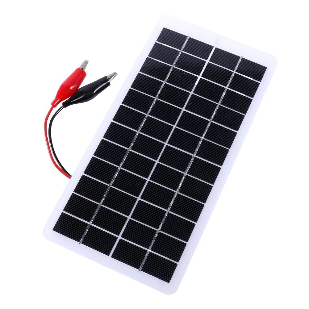 Portable and lightweight solar panel for outdoor and indoor use.