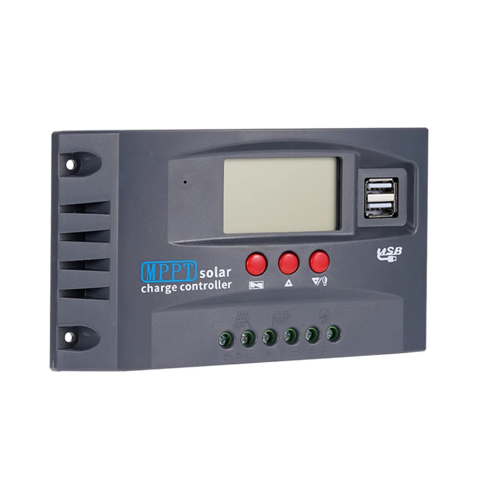 10A-100A 12V/24V MPPT Solar Charge Controller, MSB Upgraded Solar Charge Controller