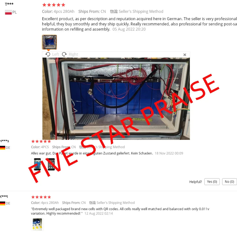 Lifepo4 Battery, Professional seller provides excellent customer service, quick shipping, and thorough instructions.