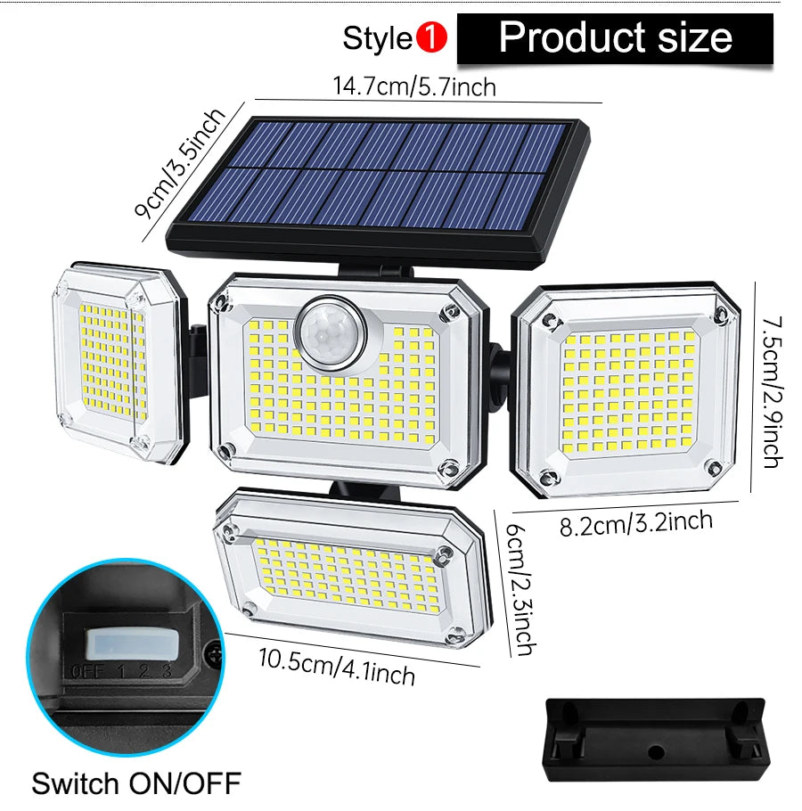 20w Super Bright Solar Lights 122