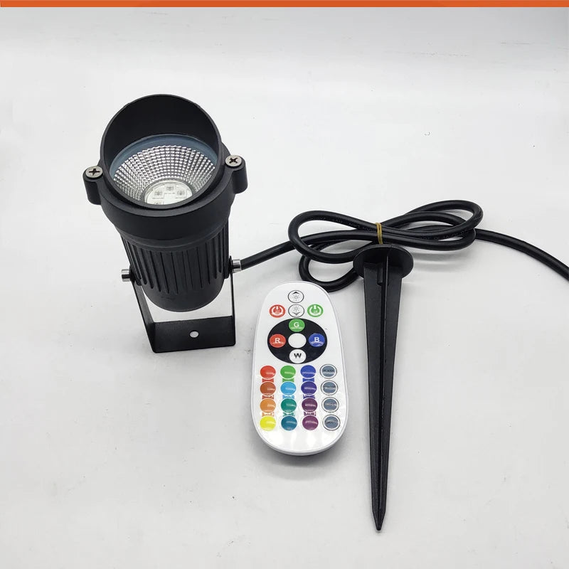 LED Lawn Lamp Outdoor Garden Light, Color-changing LED lamp for outdoor use, waterproof and energy-efficient.