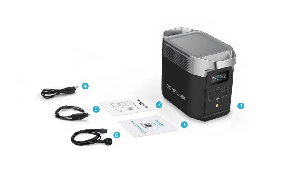 Control DELTA 2 with EcoFlow app via Wi-Fi, remotely operating and monitoring your power station from anywhere.