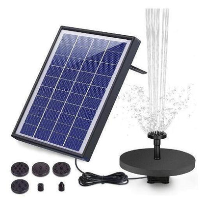 12V Solar Panel Charging Water Pump Set - For Submersible Electric Use In Rockery Fish Pond Garden Fountain Decoration Fish Pond