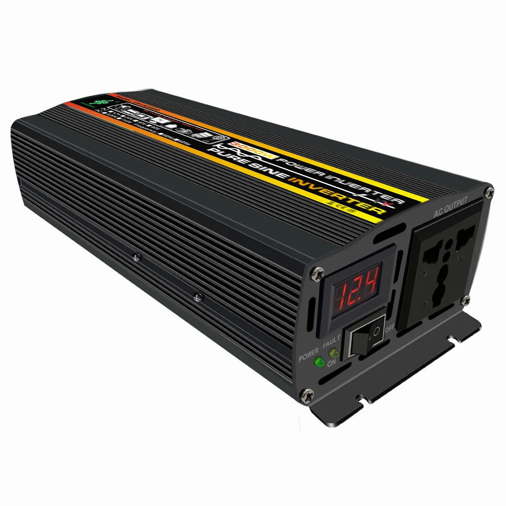 3000W/4000W Pure Sine Wave Inverter, High-quality pure sine wave inverter for household use, outputs up to 220V, no defects found.