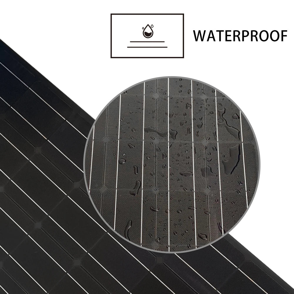 Solar Panel, Long-lasting and lightweight, with a lifespan exceeding 8-10 years.