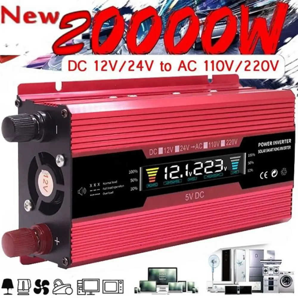 Pure Sine Wave Inverter, Converts DC power to AC power for universal socket solar inverter use.