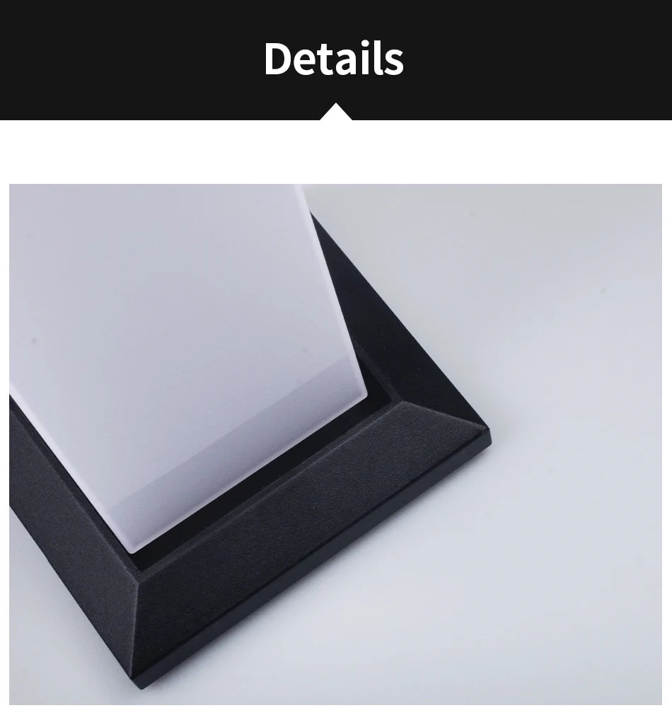 Contemporary LED wall lamp with brushed nickel finish and aluminum alloy diffuser, suitable for outdoor use.