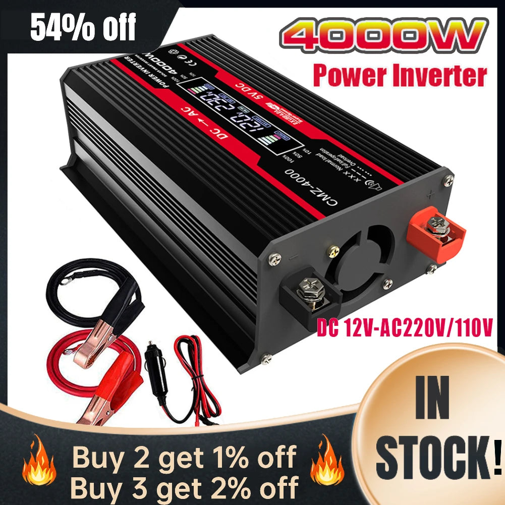 4000W Pure Sine Wave Inverter, Orders are shipped within 3-7 business days after payment confirmation.