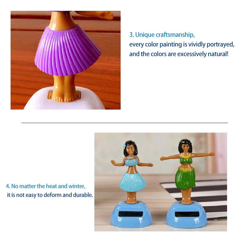 Solar Dancing GirlShaking Head Toy - New Solar Powered Dancing Girl Fashion Swinging Bobble Dancer Toy For Kids Dropshipping