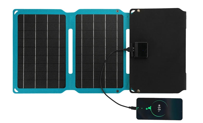 ETFE 18V 28W Foldable Solar Panel, Color may vary due to lighting and screen differences.