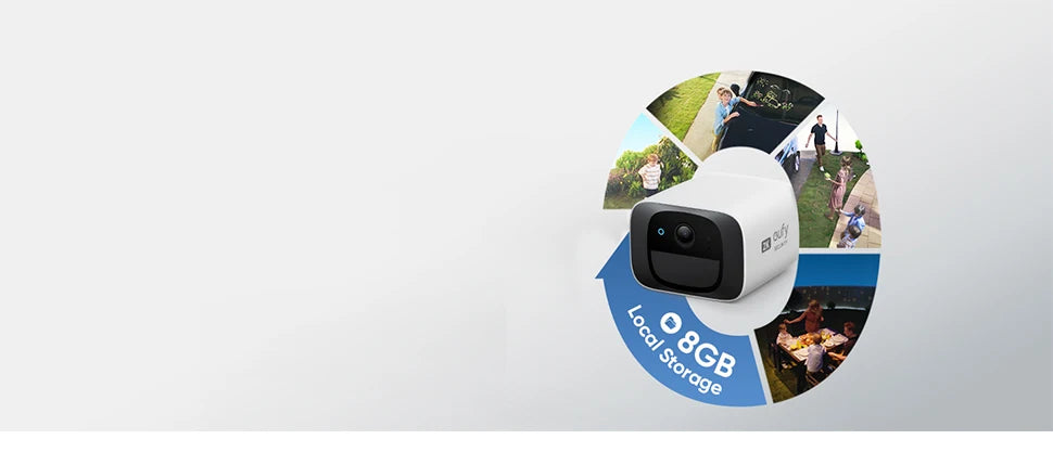 Eufy C210 SoloCam, Capture vivid scenes in dim light with clarity, staying aware of surroundings despite the darkness.