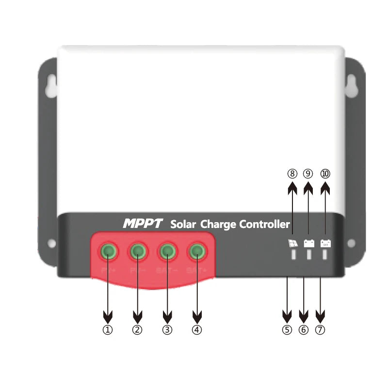 SRNE MPPT Solar Charge Controller, Maximum Power Point Tracking (MPPT) solar charge controller.
