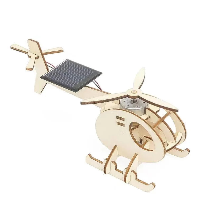 Small solar-powered rover robot toy, suitable for kids aged 6-14, measures 11x16x12cm.