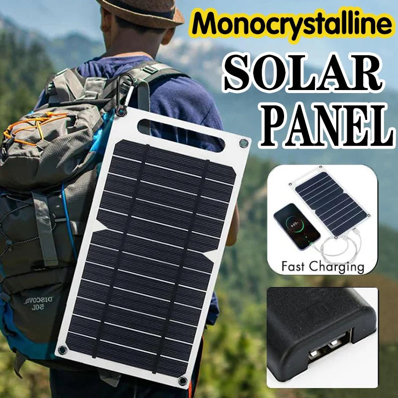 20W Portable Solar Panel, Fast charging monocrystalline solar panel, 6V output