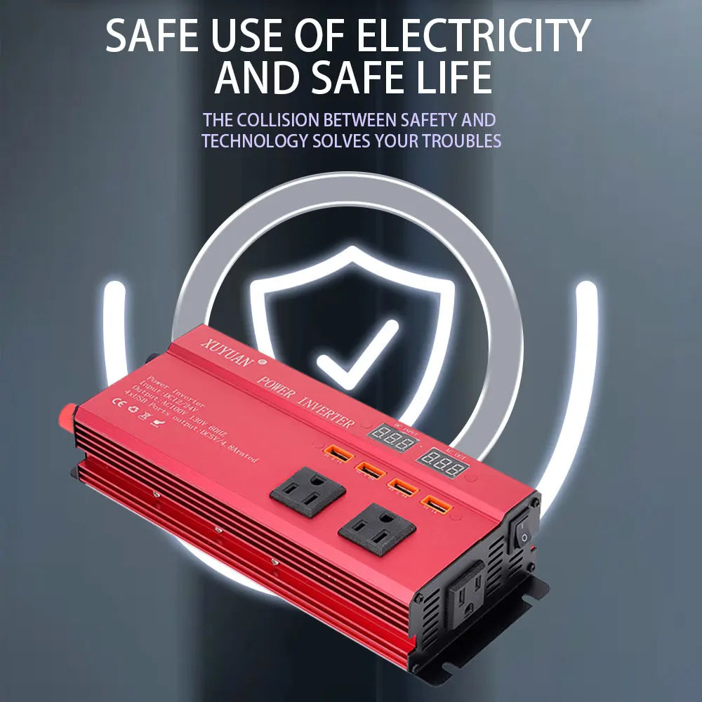 110/220V 4000W Car Inverter, Car Inverter for Safe DC-AC Power Conversion
