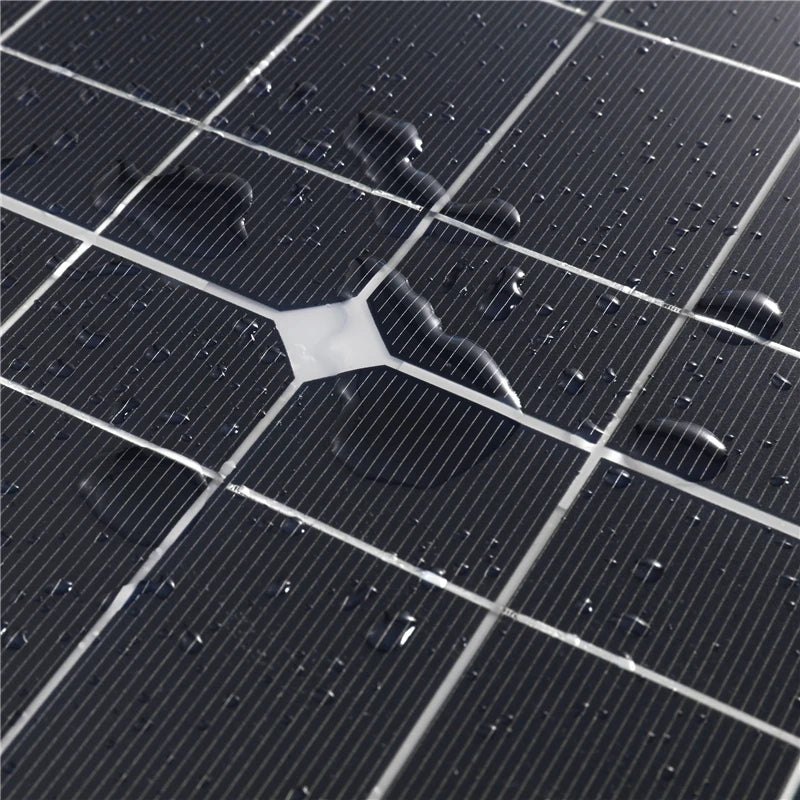 DC+USB Fast Charge 18V 100W Foldable Solar Panel, Waterproof and durable map suitable for outdoor activities like cycling, climbing, hiking, and more.
