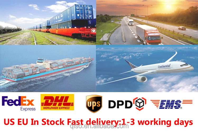 Global shipping available via various carriers within 3 business days to continental US and Europe.