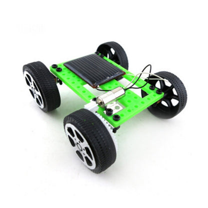 8.0cm*7.5cm*3.2cm DIY Solar Toy Car - Assemble Solar Vehicle Mini Solar Energy Powdered Racer Child Kid Solar Car Education kit