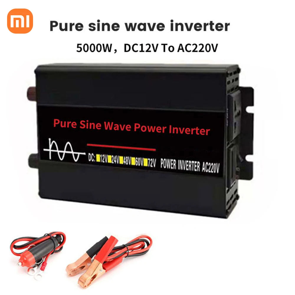 XIAOMI Inverter, Xiaomi pure sine wave inverter for portable power and solar energy systems.